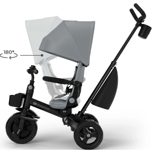 Фото - Триколісний велосипед Kinderkraft Aveo 2 Plus Grey (KRAVEO02GRY0000)